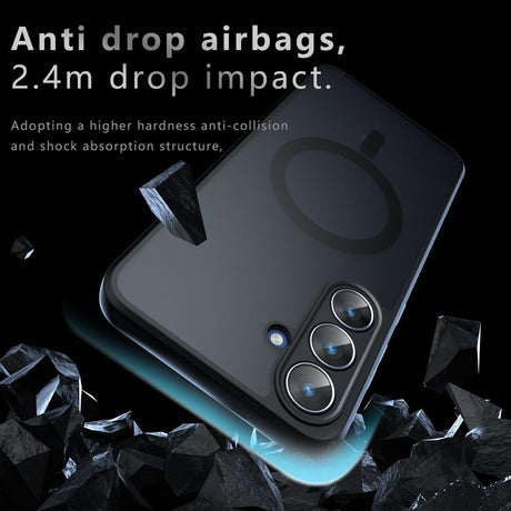 Husa de protectie Techsuit PureFrost MagSafe compatibil cu Samsung Galaxy S26, Negru Mat