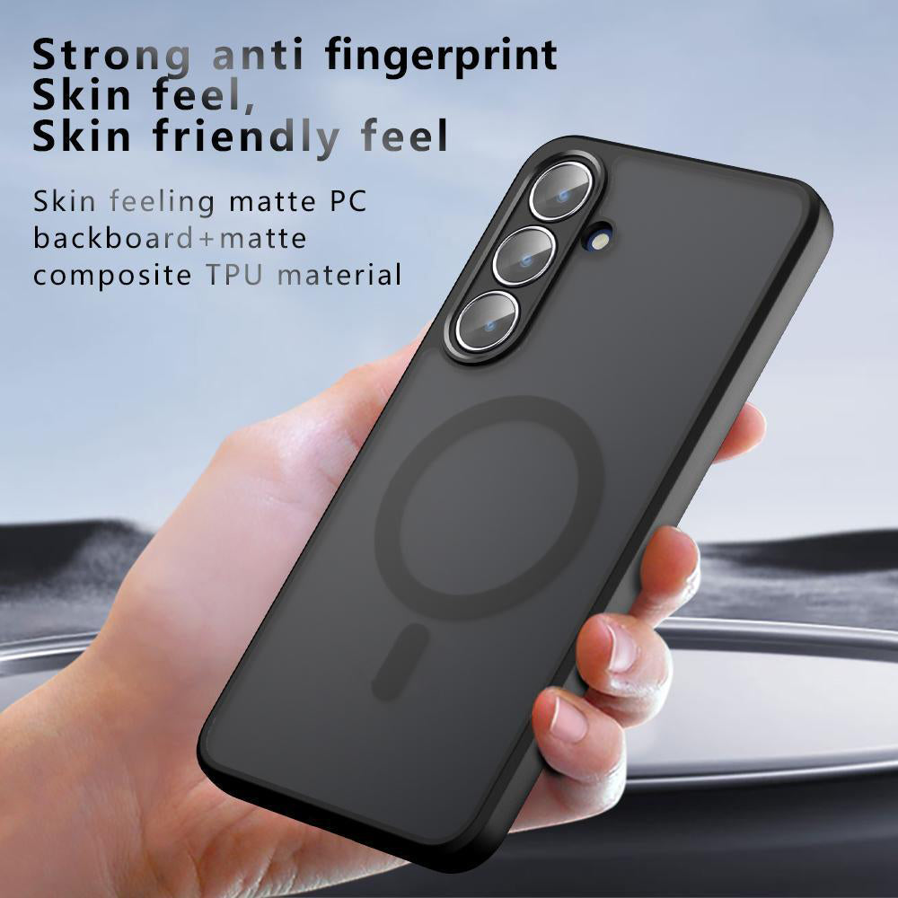 Husa de protectie Techsuit PureFrost MagSafe compatibil cu Samsung Galaxy S26, Negru Mat