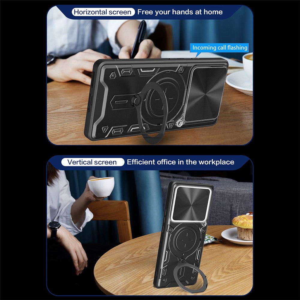 Husa de protectie Techsuit CamGuard Pro compatibil cu Xiaomi Redmi Note 15 5G / Note 15 4G / Poco M8 5G, Negru