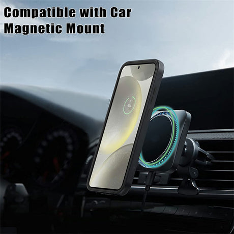 Folie de protectie Techsuit ColorVerse 360 Series + compatibil cu Samsung Galaxy A37 5G / A36 5G / A56 5G, Negru