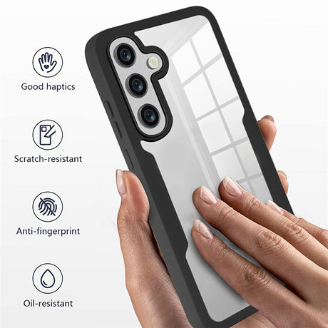 Folie de protectie Techsuit ColorVerse 360 Series + compatibil cu Samsung Galaxy A37 5G / A36 5G / A56 5G, Negru