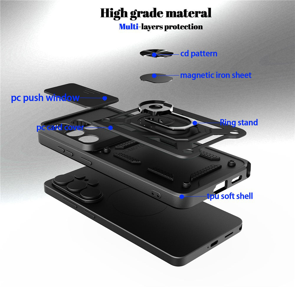 Husa de protectie Techsuit CamShield Series compatibil cu Xiaomi Redmi Note 15 5G / Note 15 4G / Poco M8 5G, Roz Auriu
