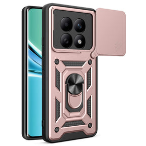 Husa de protectie Techsuit CamShield Series compatibil cu Xiaomi Redmi Note 15 5G / Note 15 4G / Poco M8 5G, Roz Auriu