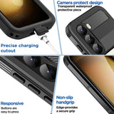 Husa de protectie ShellBox Waterproof IP68 compatibil cu Samsung Galaxy S26 Plus, Negru