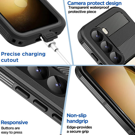 Husă ShellBox pentru Galaxy S26 Plus, neagră