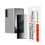 Folie de protectie Techsuit 111D Privacy Full Glue compatibil cu Samsung Galaxy Z Fold6, Negru