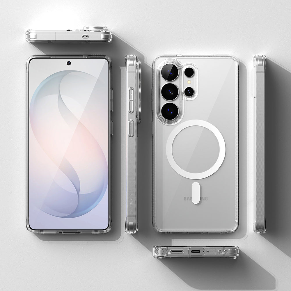 Husa de protectie Ringke Fusion MagSafe compatibil cu Samsung Galaxy S26 Ultra, Transparent