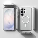Husa de protectie Ringke Fusion MagSafe compatibil cu Samsung Galaxy S26 Ultra, Transparent Mat