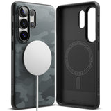 Husa de protectie Ringke Onyx MagSafe compatibil cu Samsung Galaxy S26 Ultra, Camo Black