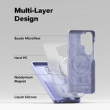 Husa de protectie Ringke Silicone MagSafe compatibil cu Samsung Galaxy S26 Ultra, Lavanda