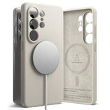 Husa de protectie Ringke Silicone MagSafe compatibil cu Samsung Galaxy S26 Ultra, Stone