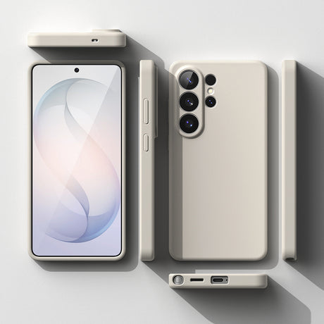 Husa de protectie Ringke Silicone MagSafe compatibil cu Samsung Galaxy S26 Ultra, Stone