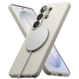 Husa de protectie Ringke Silicone MagSafe compatibil cu Samsung Galaxy S26 Ultra, Stone