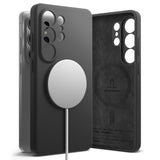 Husa de protectie Ringke Silicone cu inel magnetic compatibil cu Samsung Galaxy S26 Ultra, Negru