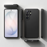 Husa de protectie Ringke Silicone cu inel magnetic compatibil cu Samsung Galaxy S26 Ultra, Negru