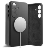 Husa de protectie Ringke Silicone MagSafe compatibil cu Samsung Galaxy S26 Plus, Negru