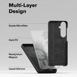 Husa de protectie Ringke Silicone MagSafe compatibil cu Samsung Galaxy S26 Plus, Negru
