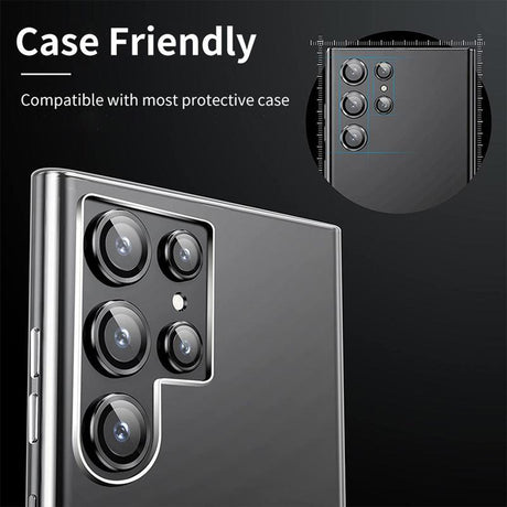 Folie de protectie Lito S+ Camera Glass compatibil cu Samsung Galaxy S26 Ultra, Argintiu