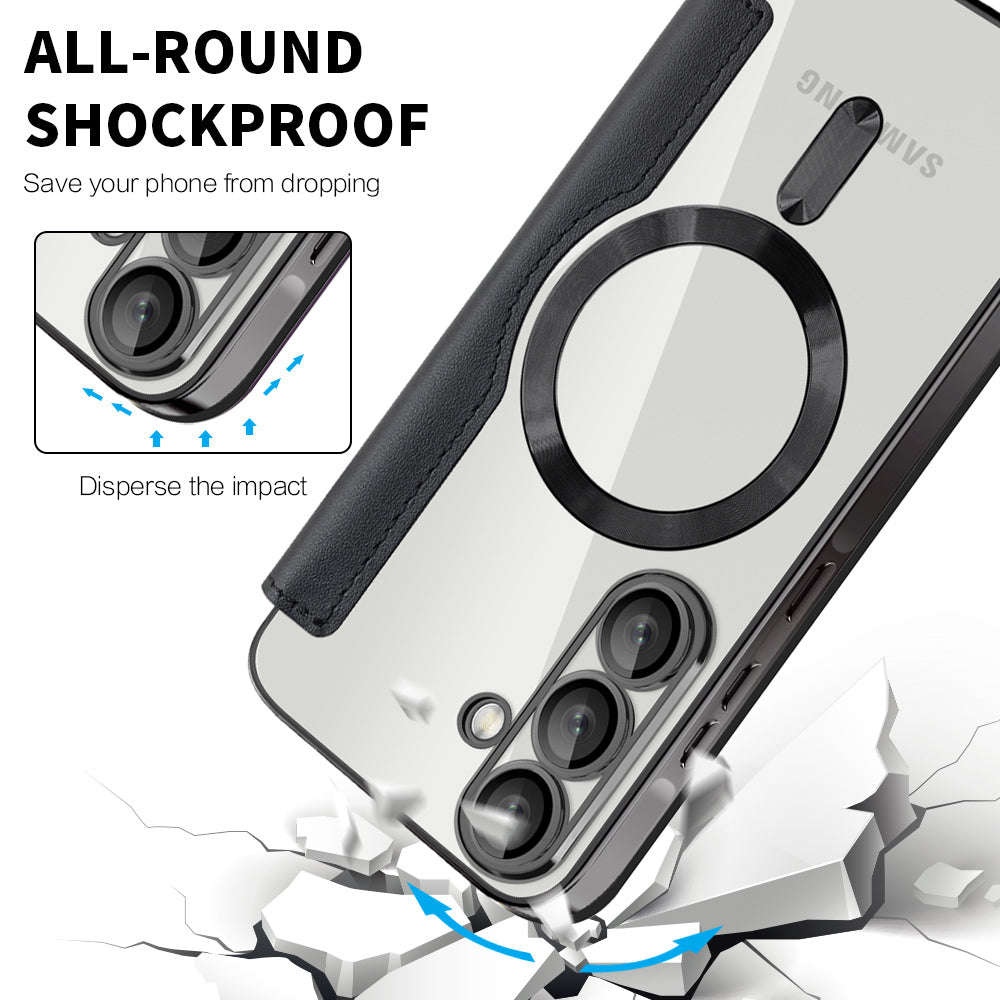 Husa de protectie Techsuit SmartMag Book compatibil cu Samsung Galaxy A37 5G, Negru