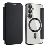 Husa de protectie Techsuit SmartMag Book compatibil cu Samsung Galaxy A37 5G, Negru