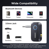 Adaptor Ugreen Bluetooth Audio Receiver BT509 (55546), Jack 3.5mm, Negru
