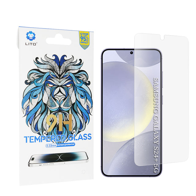 Folie de protectie Lito 2.5D Classic Glass compatibil cu Samsung Galaxy S24 Plus / S25 Plus / S25 Edge, Transparent