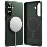 Husa de protectie Ringke Onyx MagSafe compatibil cu Samsung Galaxy S26 Plus, Verde Inchis