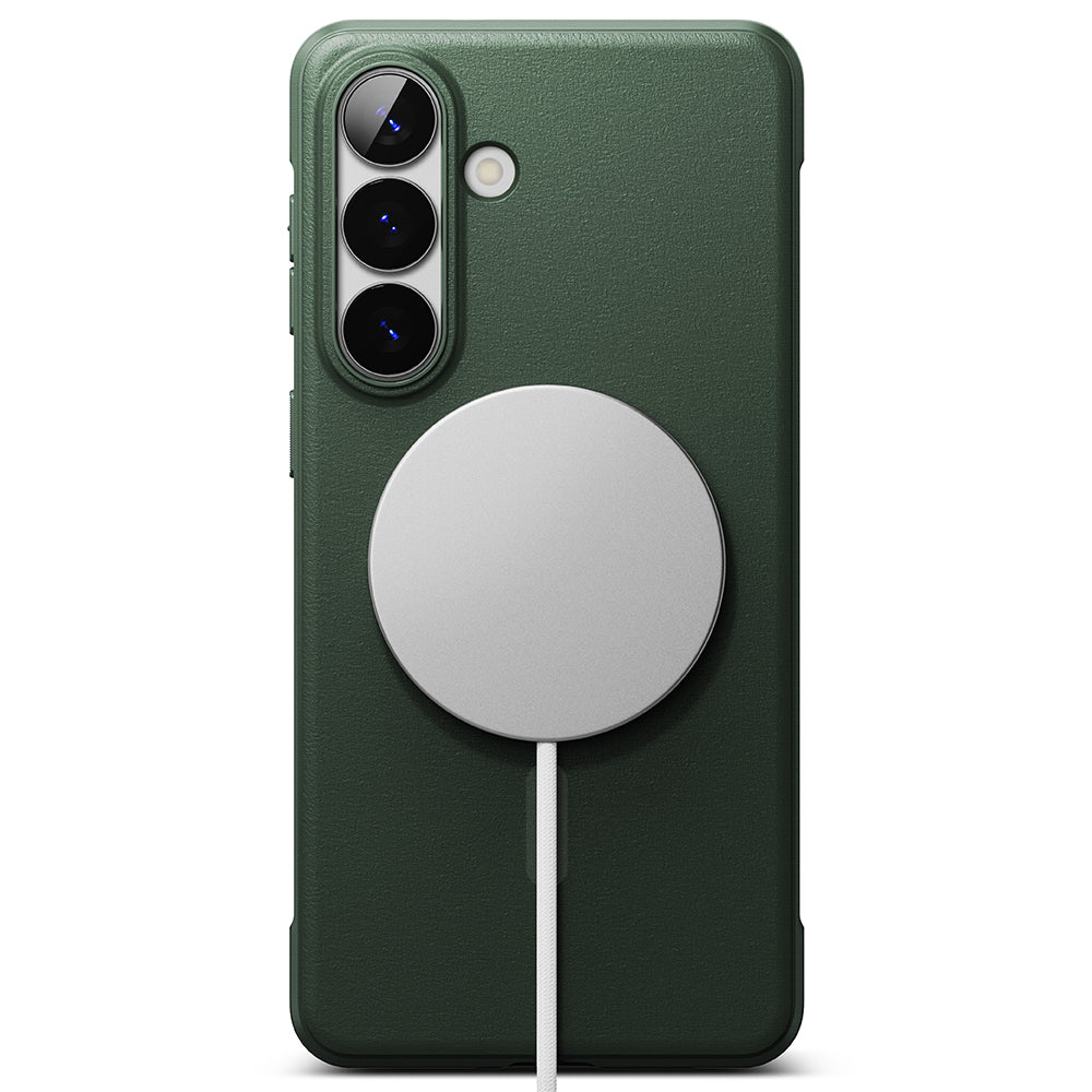 Husa de protectie Ringke Onyx MagSafe compatibil cu Samsung Galaxy S26 Plus, Verde Inchis