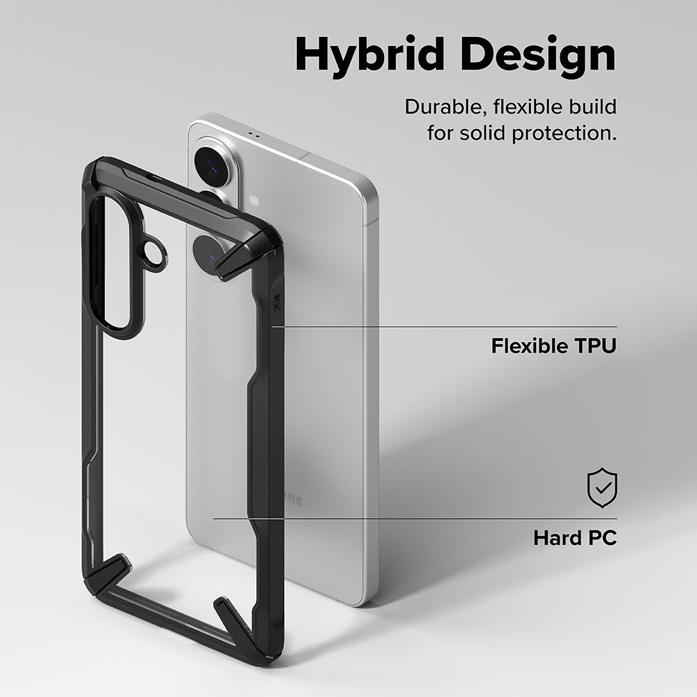 Husa de protectie Ringke Fusion X compatibil cu Samsung Galaxy S26, Negru