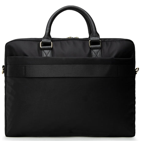 Geanta pentru Laptop 16", Unisex, Ajustabila - Guess Nylon Triangle Logo (GUCB15NTMLBK) - Black