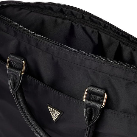 Geanta pentru Laptop 16", Unisex, Ajustabila - Guess Nylon Triangle Logo (GUCB15NTMLBK) - Black