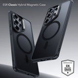 Husa de protectie ESR Classic Hybrid HaloLock compatibil cu Samsung Galaxy S26 Ultra, Negru Mat
