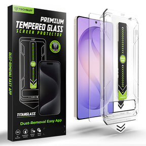 Folie de protectie Techsuit TitanGlass CrystalHD compatibil cu Samsung Galaxy S26 Ultra, Transparent
