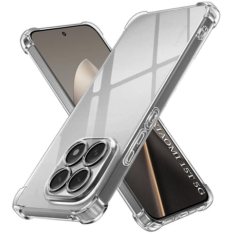 Husa de protectie Techsuit Shockproof Clear Silicone compatibil cu Xiaomi 15T, Transparent