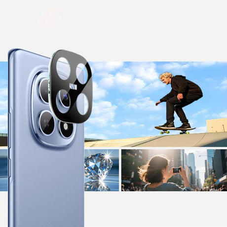 Folie de protectie Techsuit Full Camera Glass compatibil cu Xiaomi Redmi Note 15 5G / Poco M8 5G, Negru