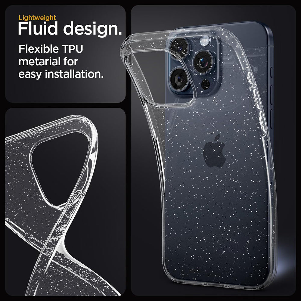 Husa de protectie Techsuit SparkleSkin Series compatibil cu Xiaomi Redmi Note 15 Pro+ 5G / Poco M8 Pro 5G, Transparent
