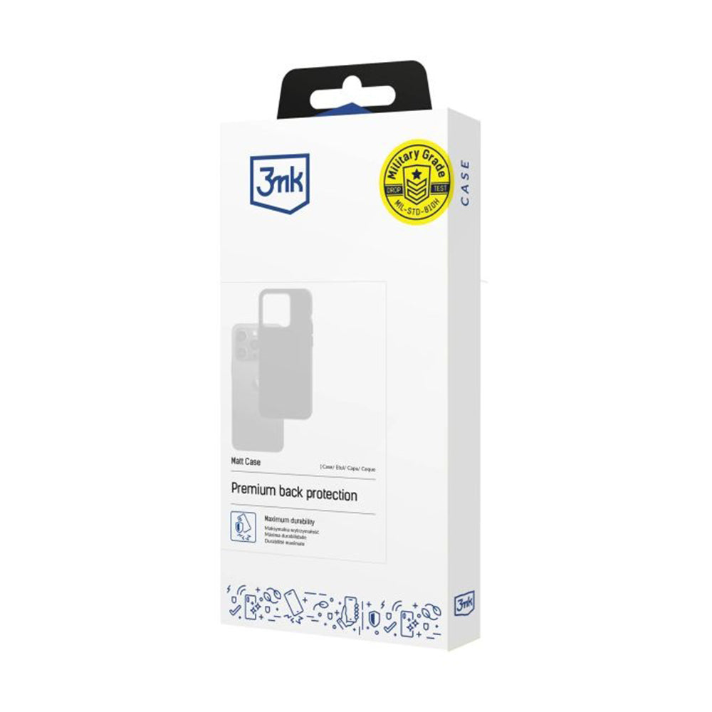 Husa de protectie 3mk Matt compatibil cu Samsung Galaxy A57 5G, Negru