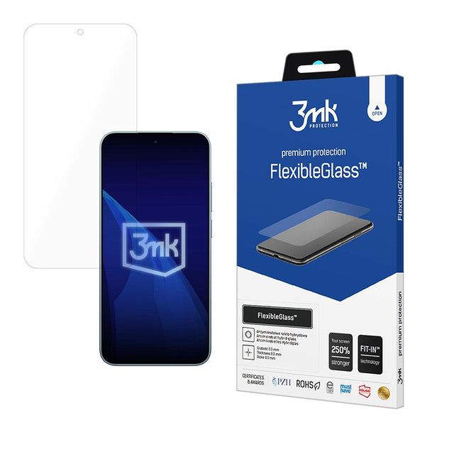 Folie de protectie 3mk FlexibleGlass compatibil cu Xiaomi Redmi Note 15 Pro 5G, Transparent