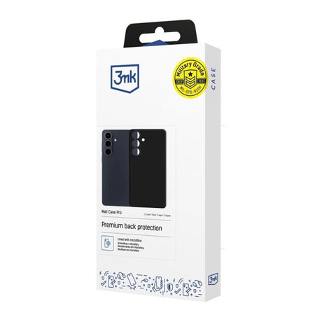 Husa de protectie 3mk Matt Pro compatibil cu Samsung Galaxy S26 Plus, Negru