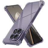 Husa de protectie Techsuit Shockproof Clear Silicone compatibil cu Xiaomi 15T, Negru Fumuriu