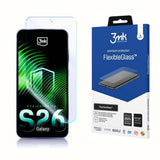 Folie de protectie 3mk FlexibleGlass compatibil cu Samsung Galaxy S26, Transparent