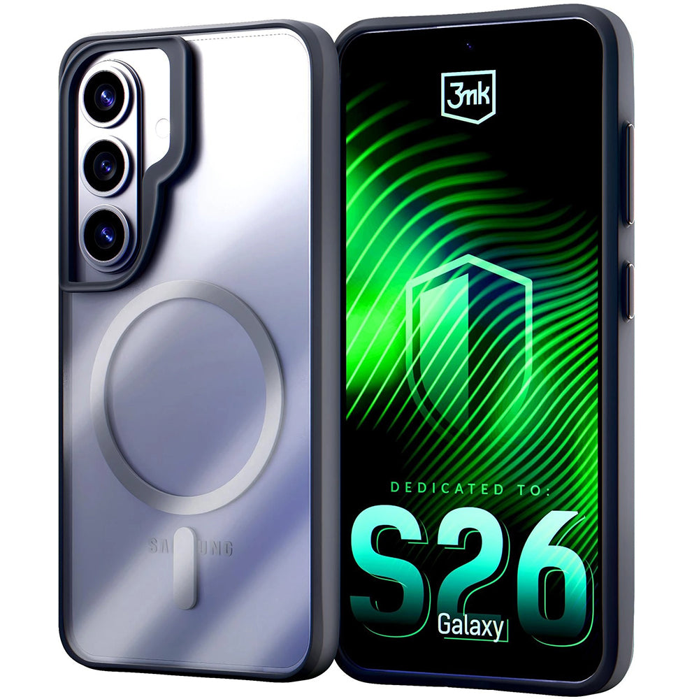 Husa de protectie 3mk Satin Armor MagCase compatibil cu Samsung Galaxy S26, Transparent