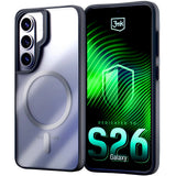 Husa de protectie 3mk Satin Armor MagCase compatibil cu Samsung Galaxy S26 Plus, Transparent
