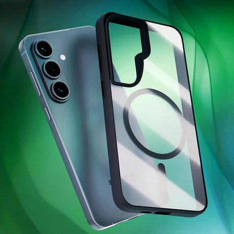 Husa de protectie 3mk Satin Armor MagCase compatibil cu Samsung Galaxy S26 Plus, Transparent