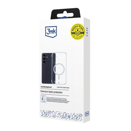 Husa de protectie 3mk Just20g MagCase compatibil cu Samsung Galaxy S26 Plus, Transparent