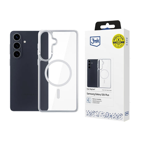 Husa de protectie 3mk Armor MagCase compatibil cu Samsung Galaxy S26 Plus, Transparent