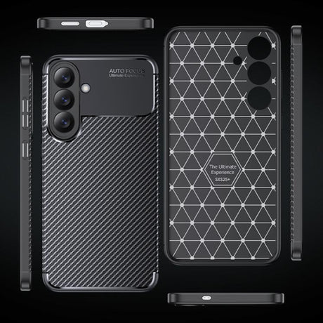 Techsuit CarbonFiber fekete tok Samsung Galaxy S26 készülékhez