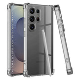 Husa de protectie Techsuit Shockproof Clear Silicone compatibil cu Samsung Galaxy S25 Ultra, Transparent