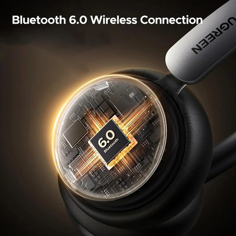 Casti Ugreen Wireless HiTune Studio Plus HP207 (75631), Bluetooth 6.0, TWS, ANC, Low Latency, 500mAh, Bej