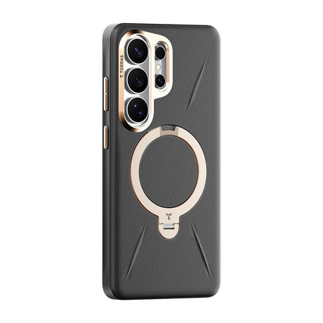 Husa de protectie Torras QPRO Leather compatibil cu Samsung Galaxy S26 Ultra, Negru